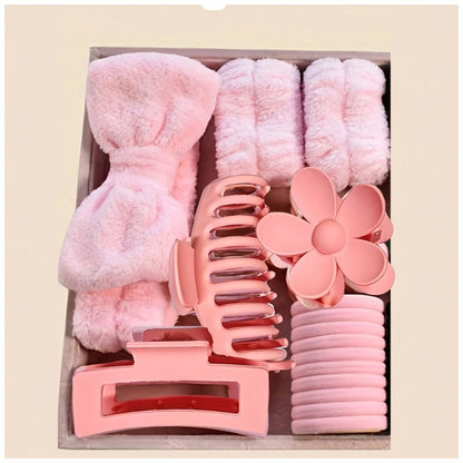 Set Completo de Belleza 8 en 1 – Vincha Spa y Muñequeras