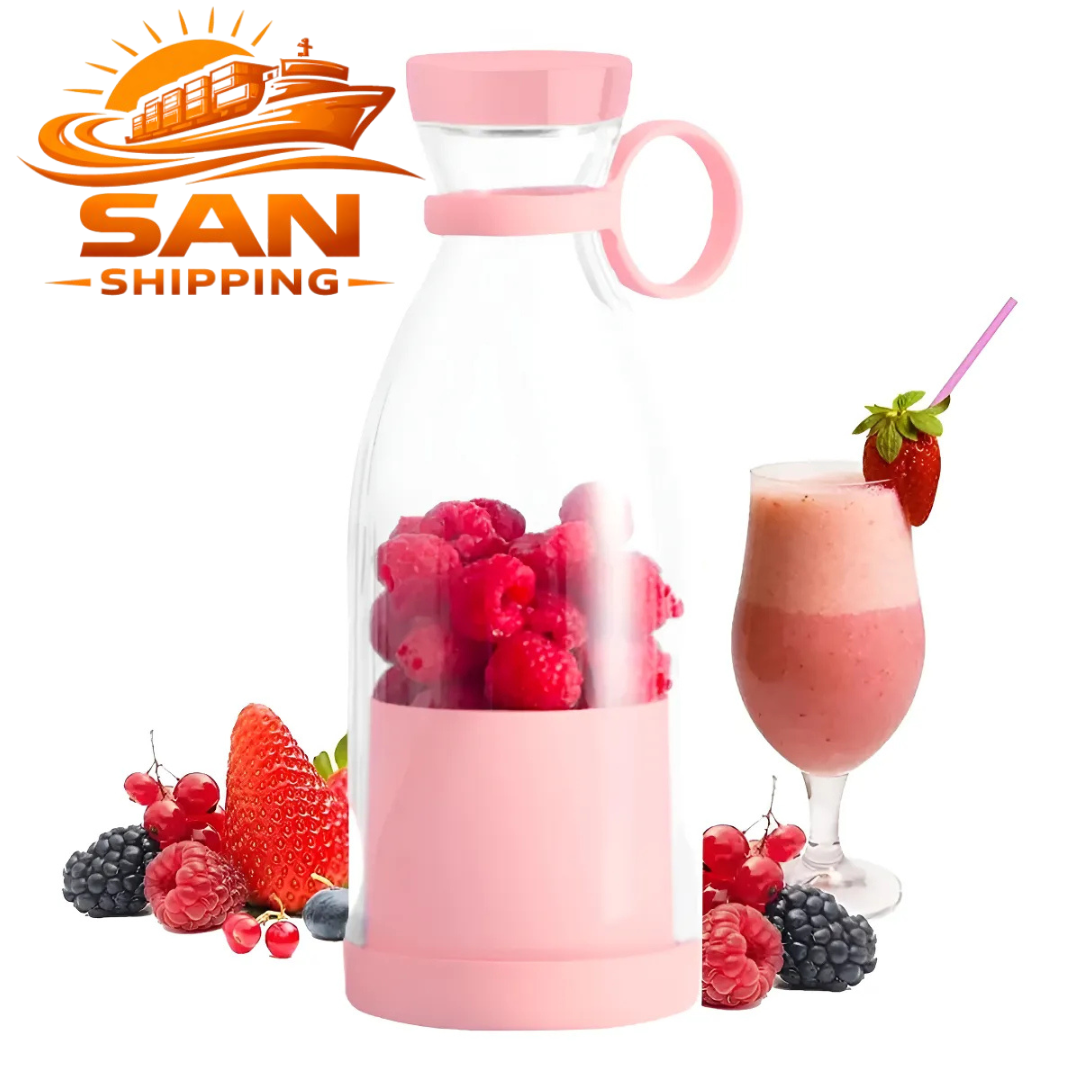 Licuadora Portátil Recargable USB Premium | Batidos, Jugos y Smoothies en Segundos