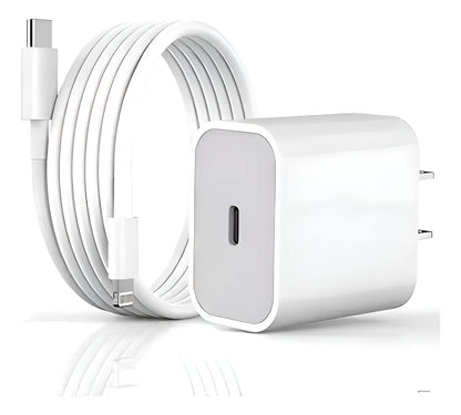 Cargador Rápido 20W USB-C a Lightning