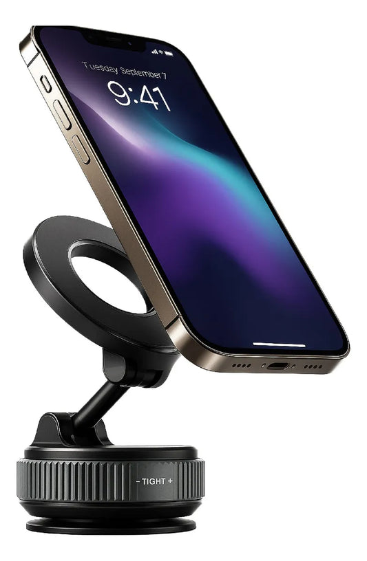 Soporte Magnético Automatico para Celular – Fijación Ultra Fuerte y Giro 360°